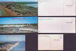 postcard Hollywood-by-the-Sea FL aerial Johnson Street PAN 4959 82864. postcard Hollywood Mall Center aerial PAN 5117 87645. postcard Dania Beach and fishing pier aerial DN-1 36993