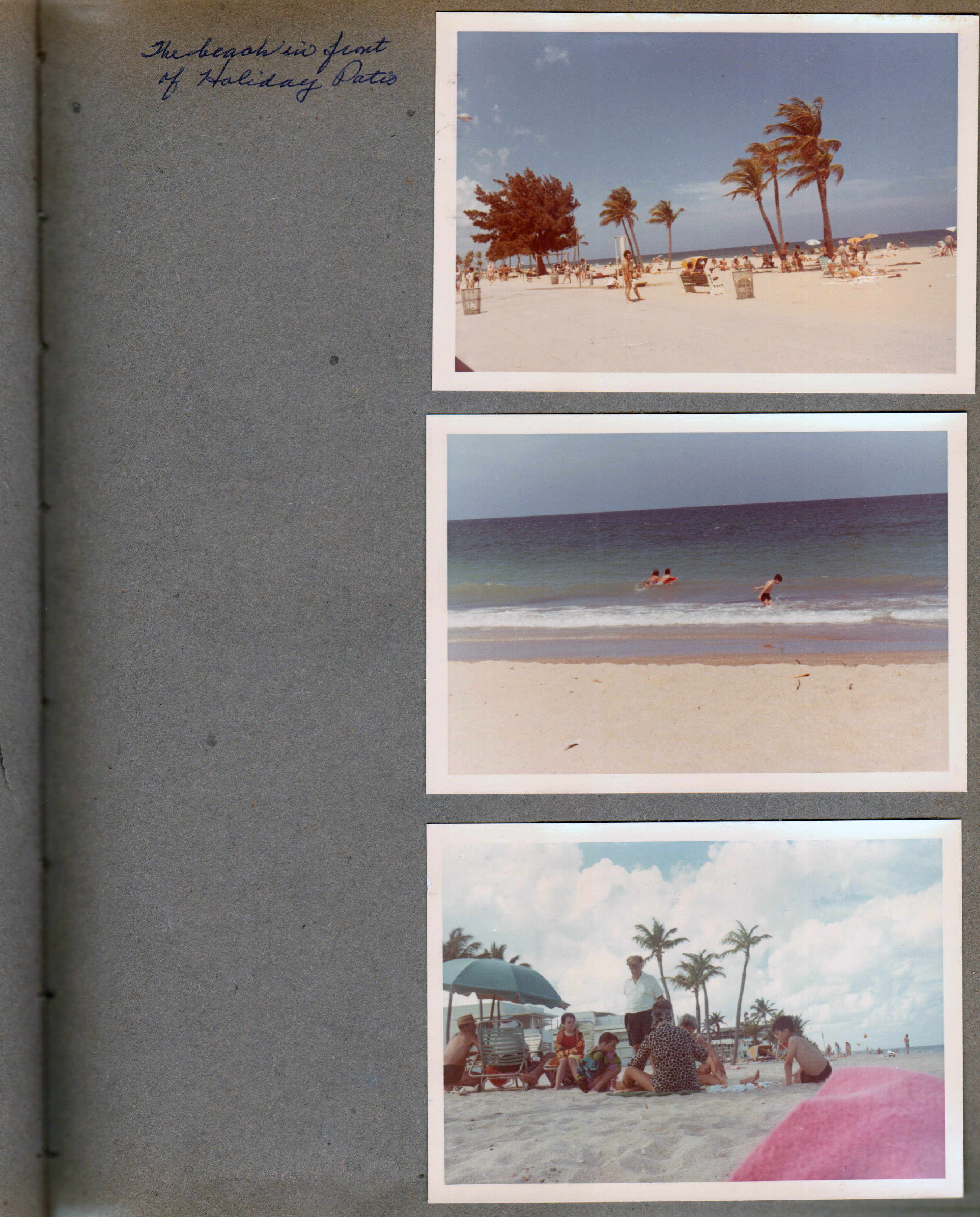 Hollywood Beach - the beach in front of Holiday Patio.