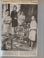newspaper clipping - Kappa Kappa Gamma Alumnae officers