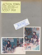 1969 Scout Fair - Indiana State Fairgrounds - ticket. Pass. Bruce Springer, Rosemary, Alan - Troop 173 Cub Scouts.