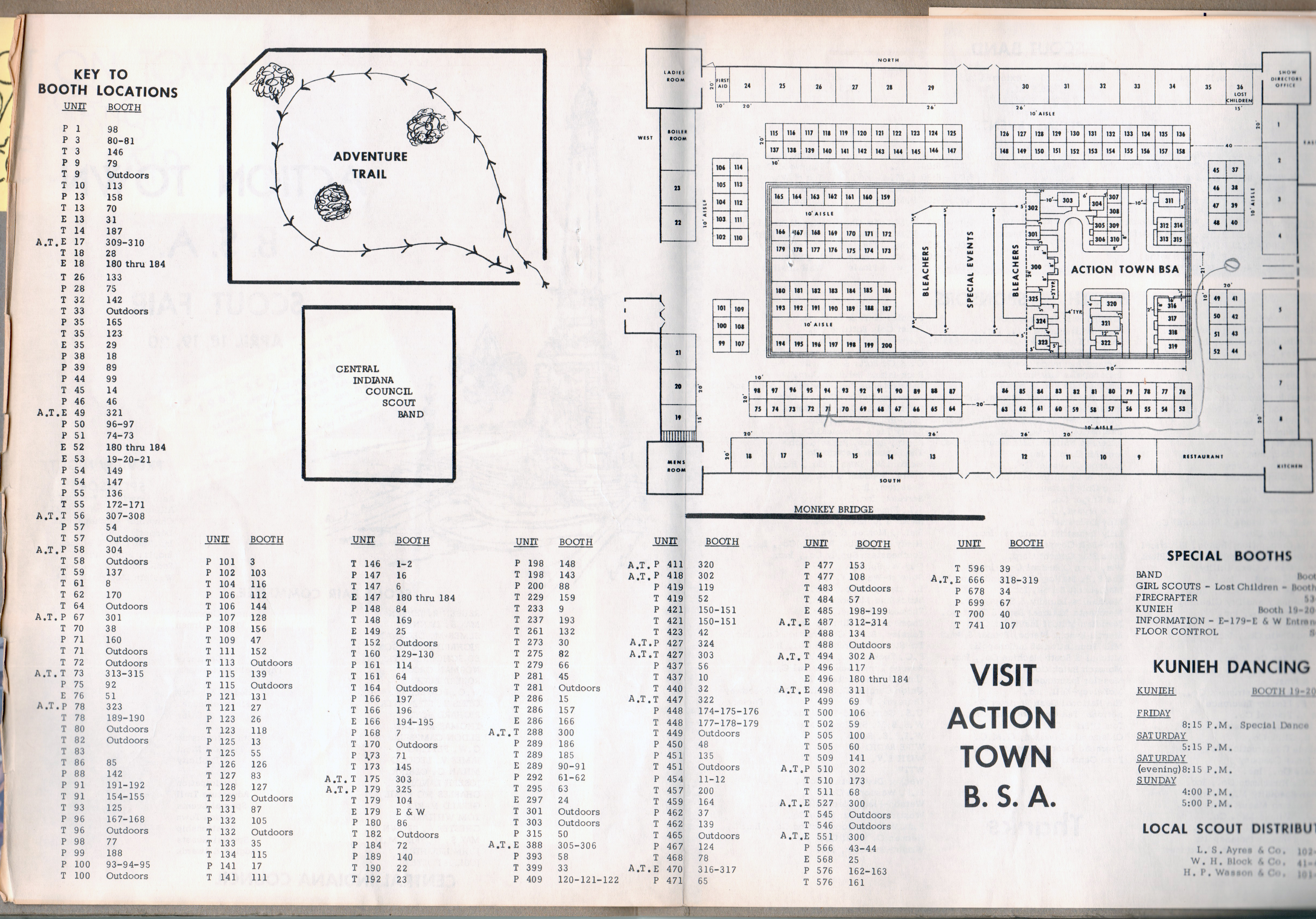 1969 Action Town USA Scout Fair - Indiana State Fairgrounds - program