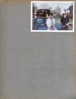 6122 driveway - 3 boys and a convertible - Doug Waltz, Randy Huder, Doug.