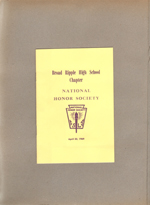 BRHS National Honor Society program