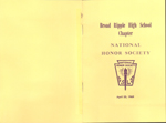 BRHS National Honor Society program