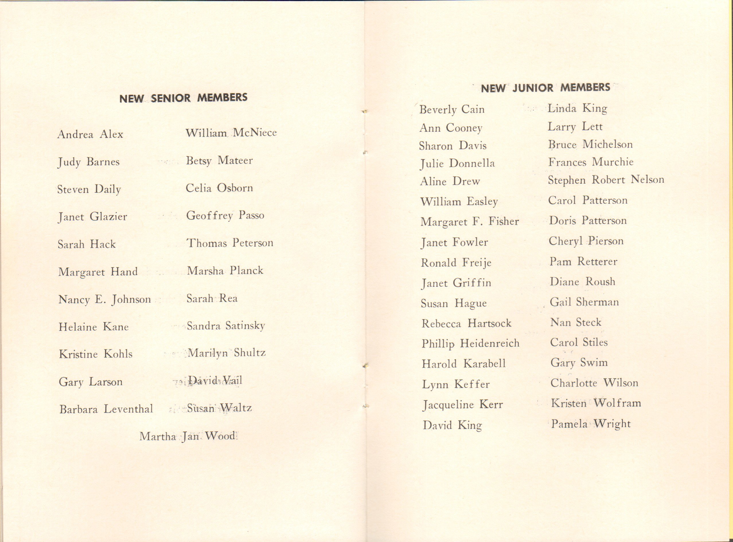 BRHS National Honor Society program - Susan Hague