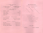 BRHS Spring Music Festival program