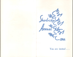 Shortridge Annual Reunion 1944 invitation
