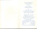 Shortridge Annual Reunion 1944 invitation