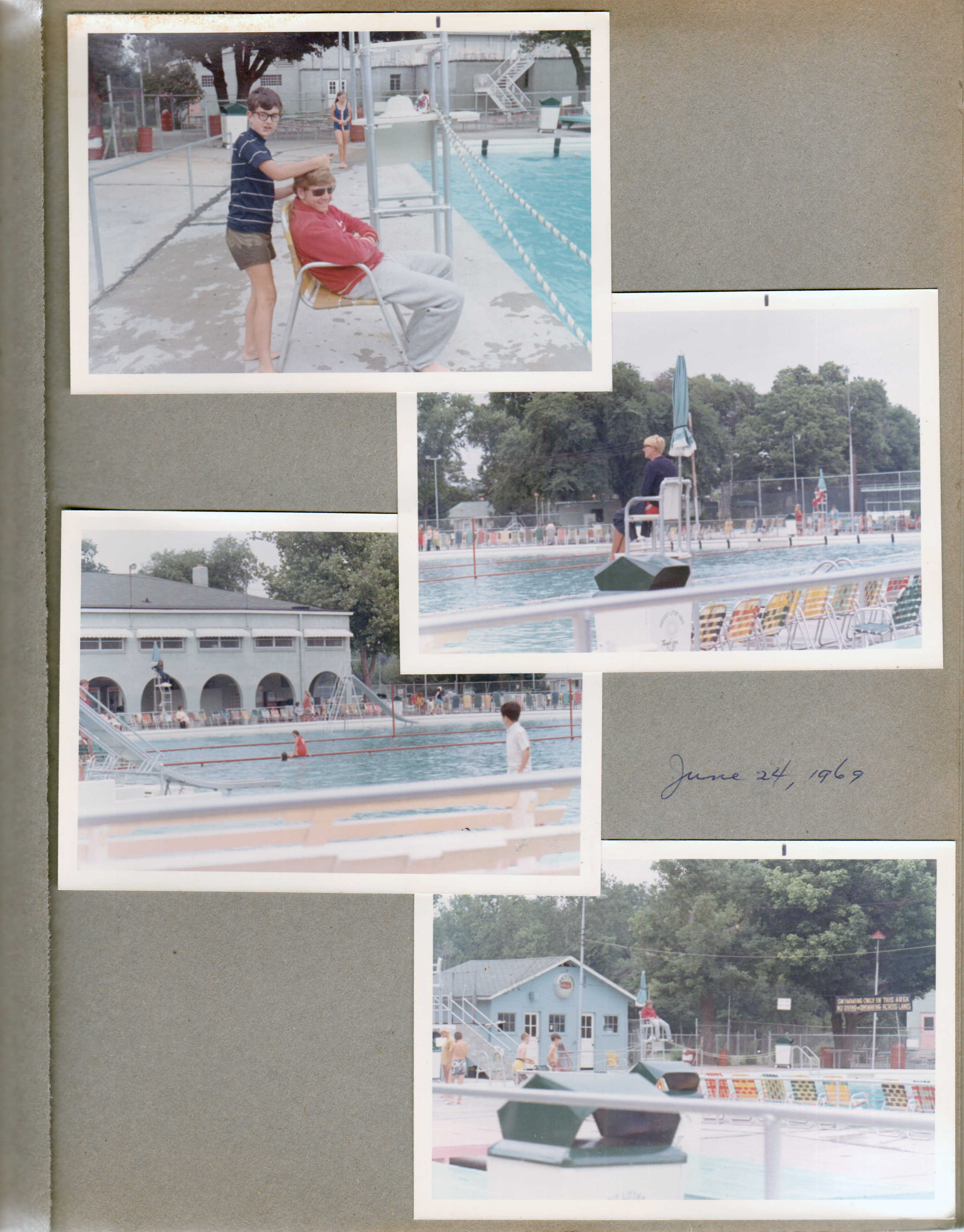 Riviera Club - Alan with life guard. 
