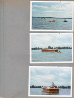 Wawasee - Chris Craft at sandbar