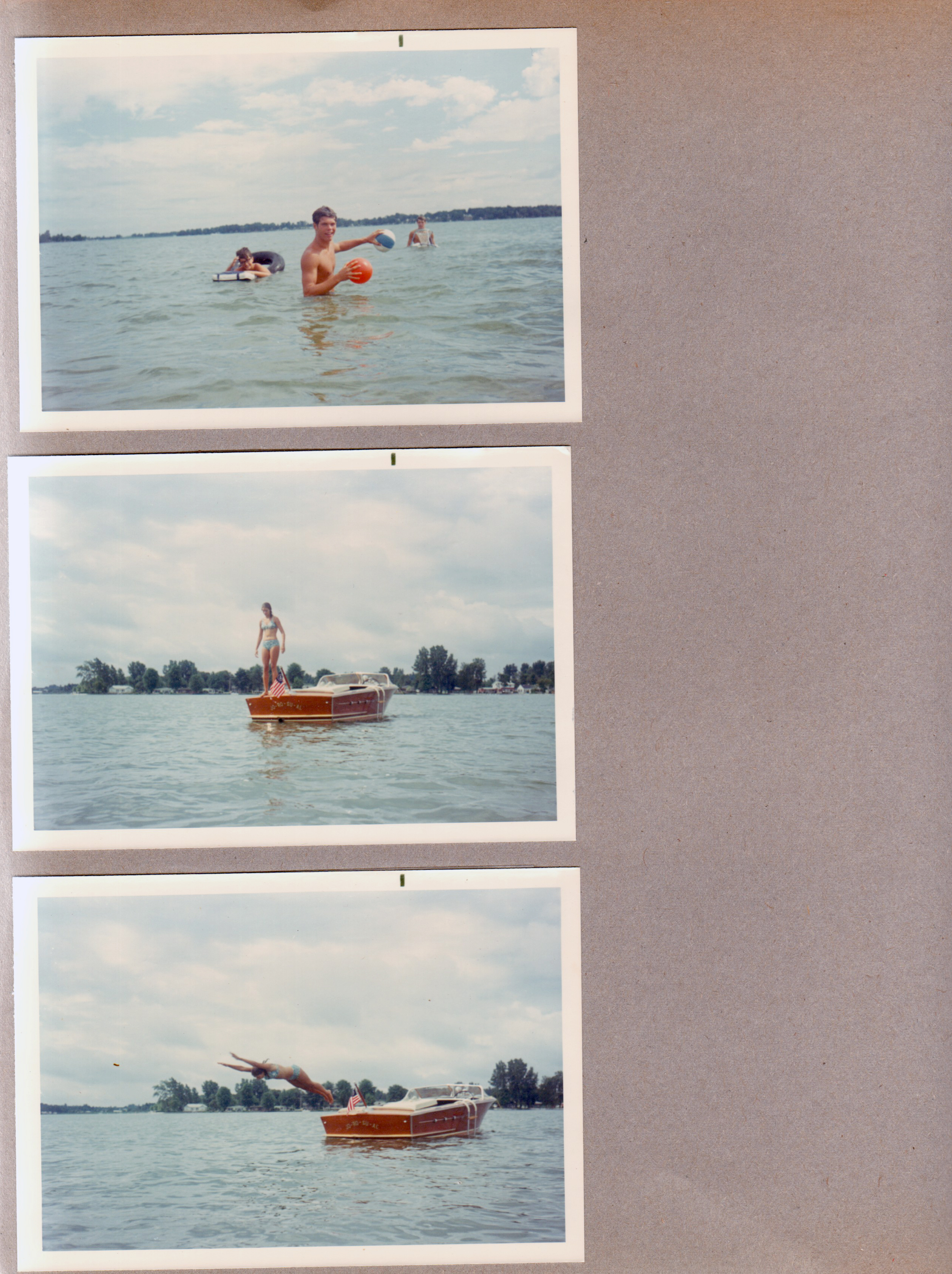 Wawasee - Chris Craft at sandbar - Susan