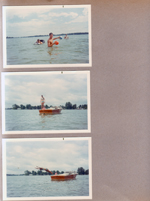 Wawasee - Chris Craft at sandbar - Susan