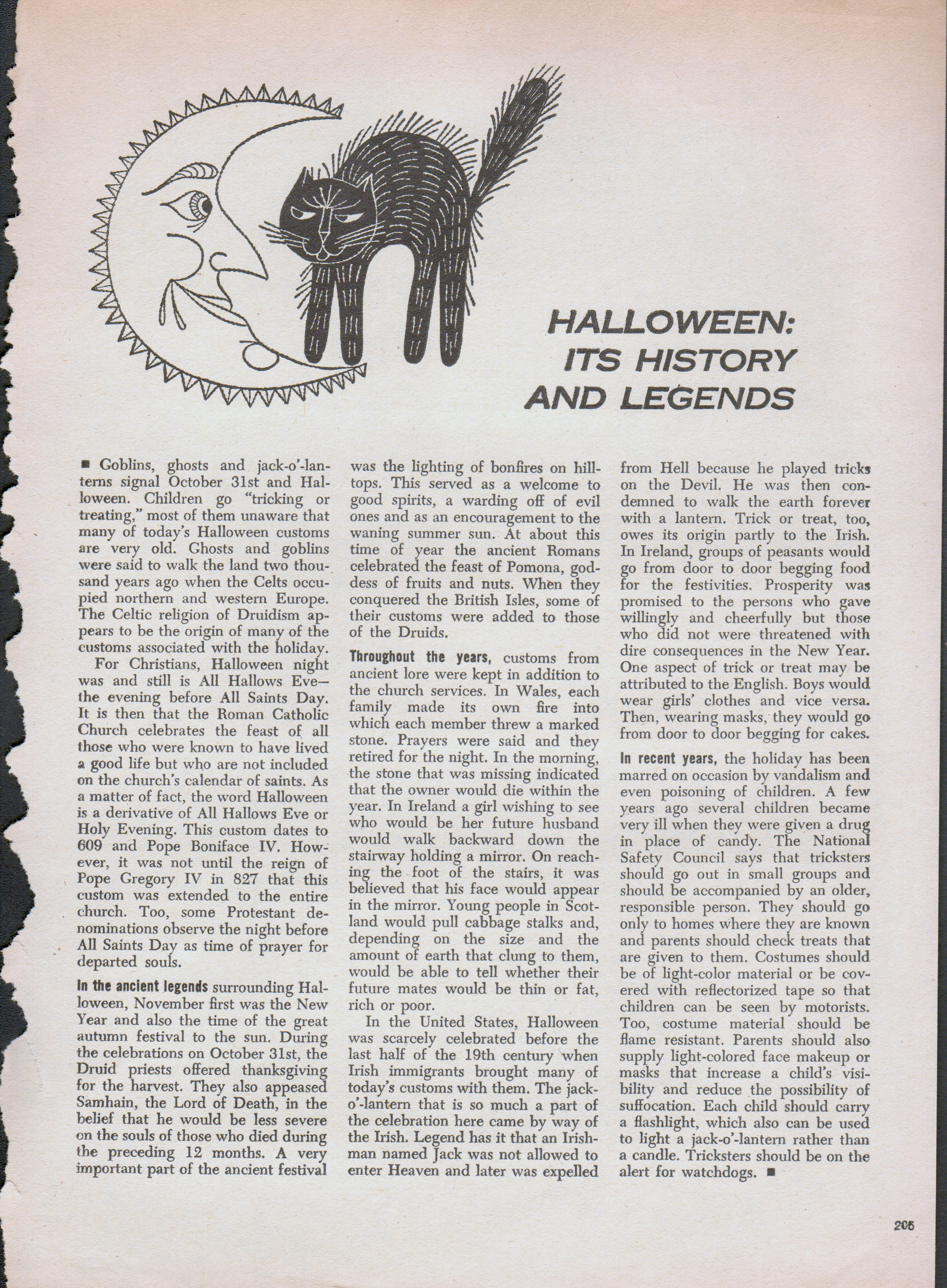 magazine - Halloween history