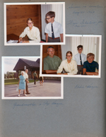 Chalet on the Lake - Stevensville MI -Susan and Alan in chalet. John, Susan, Alan, Eddie.  Helen and Girstle, John and Susan entering Win Schuler's 