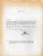 loose items - Chalet on the Lake - Stevensville MI -  thank you letter
