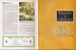 Win Schuler's  postcard booklet and menu