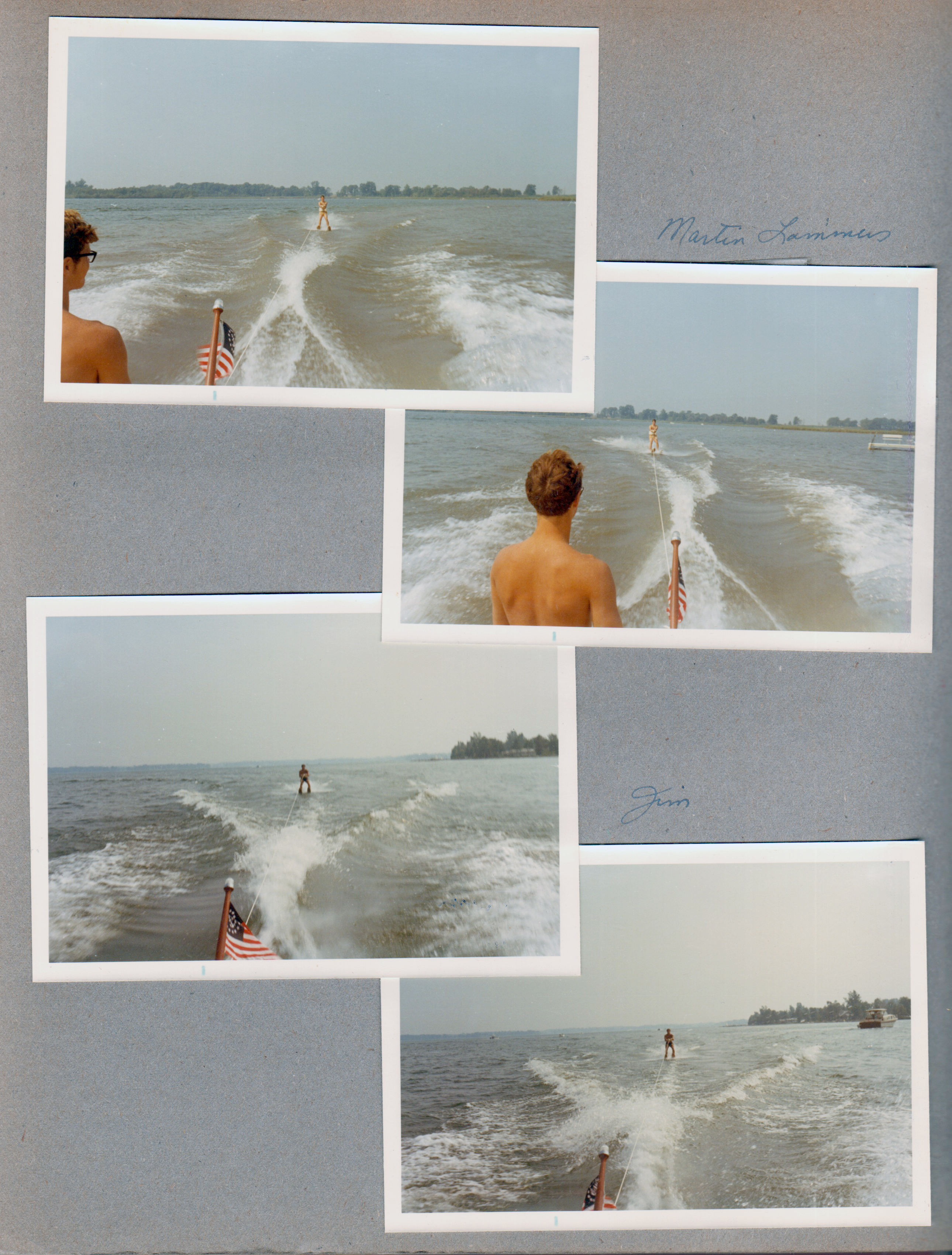 Wawasee - Martin Lammers and Jim Erwin skiing