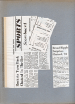 newspaper clipping - Rockets v Chatard