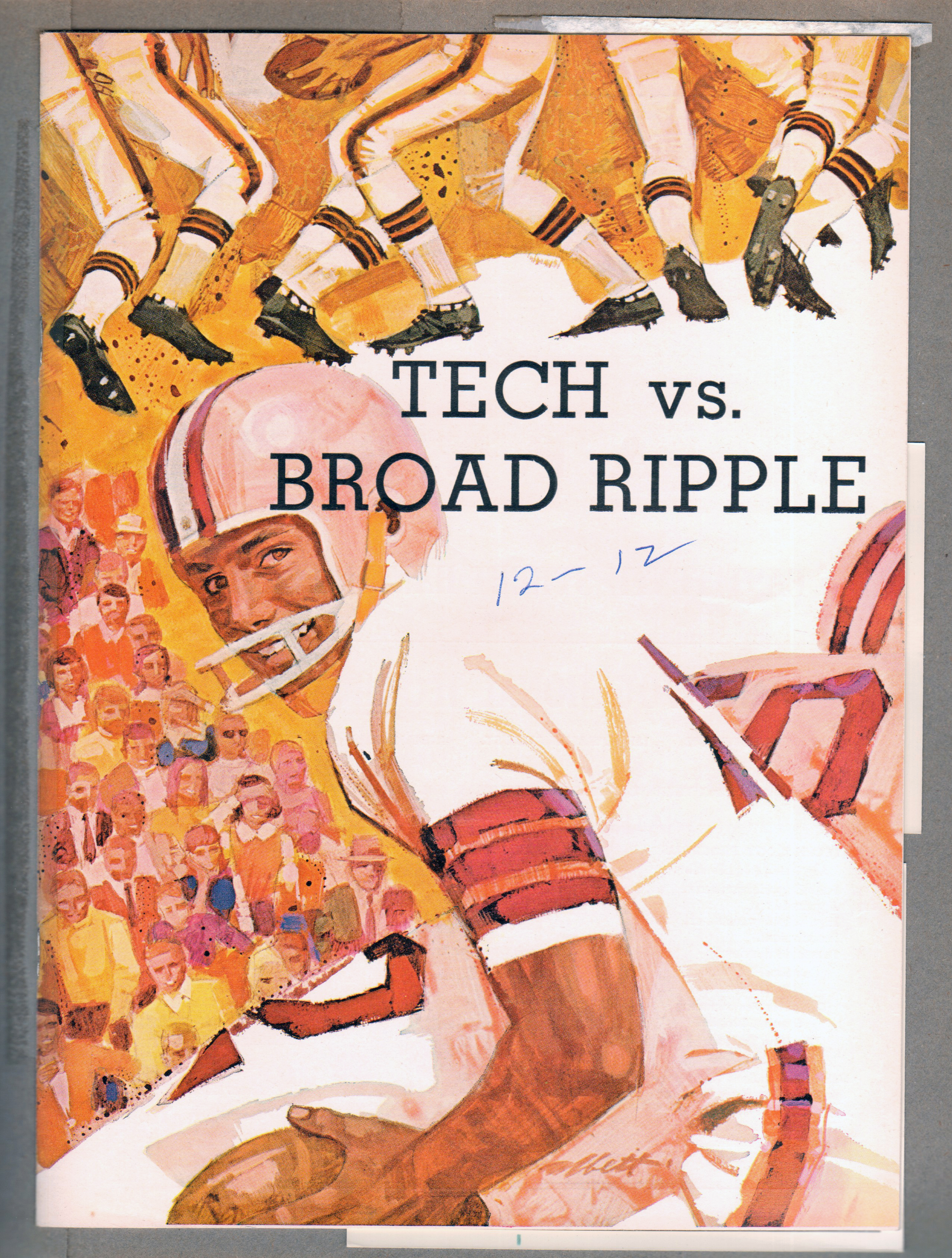 BRHS vs Tech football program