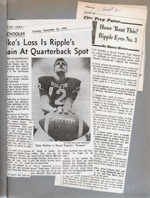 newspaper clipping - Ripple football