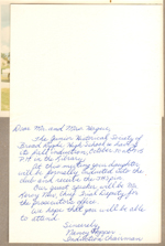 BRHS KP Singh card - Susan induction into Junior Historical Society