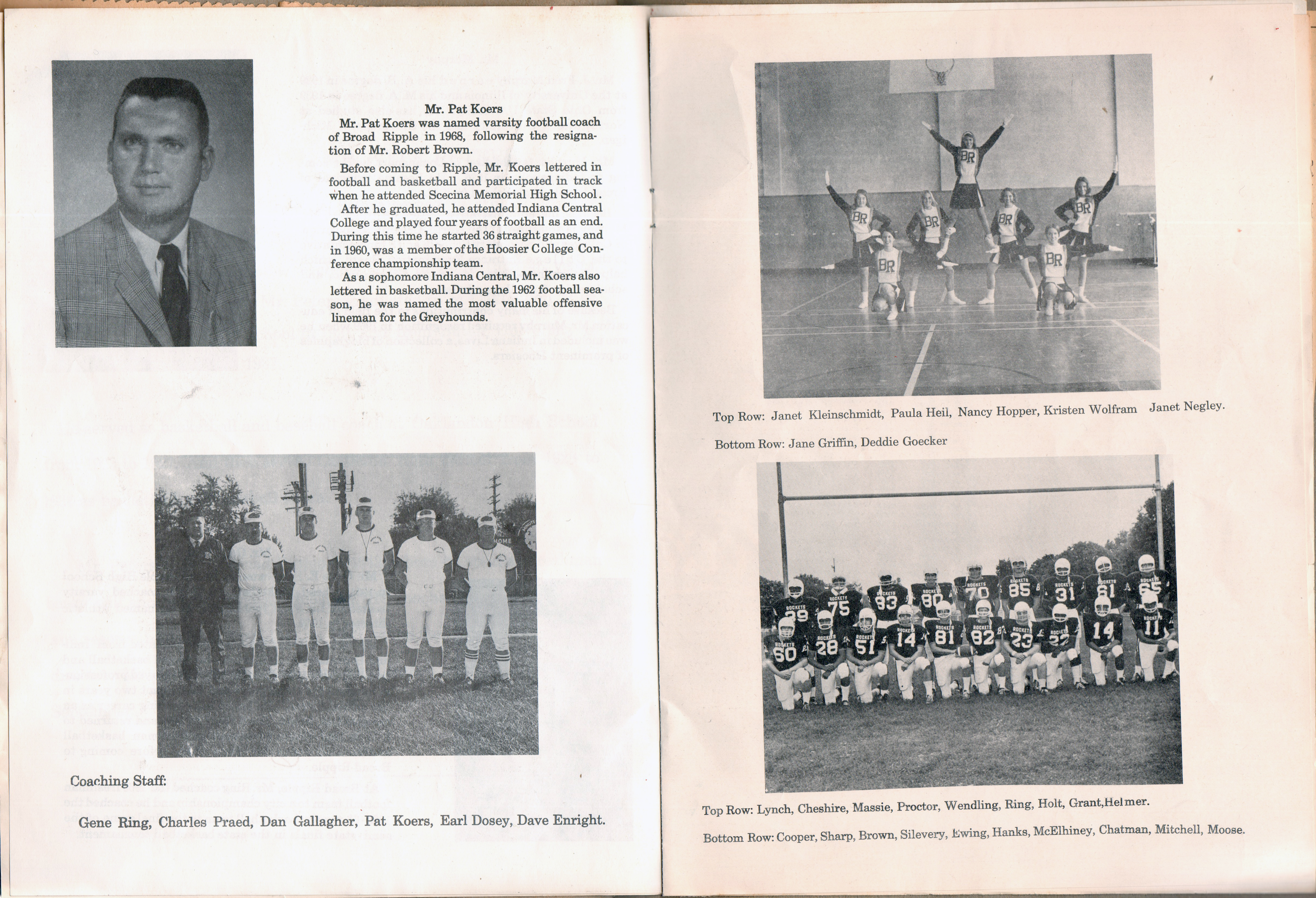 BRHS vs Cathedral football program - Pat Koers