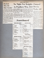 newspaper clipping - BR football