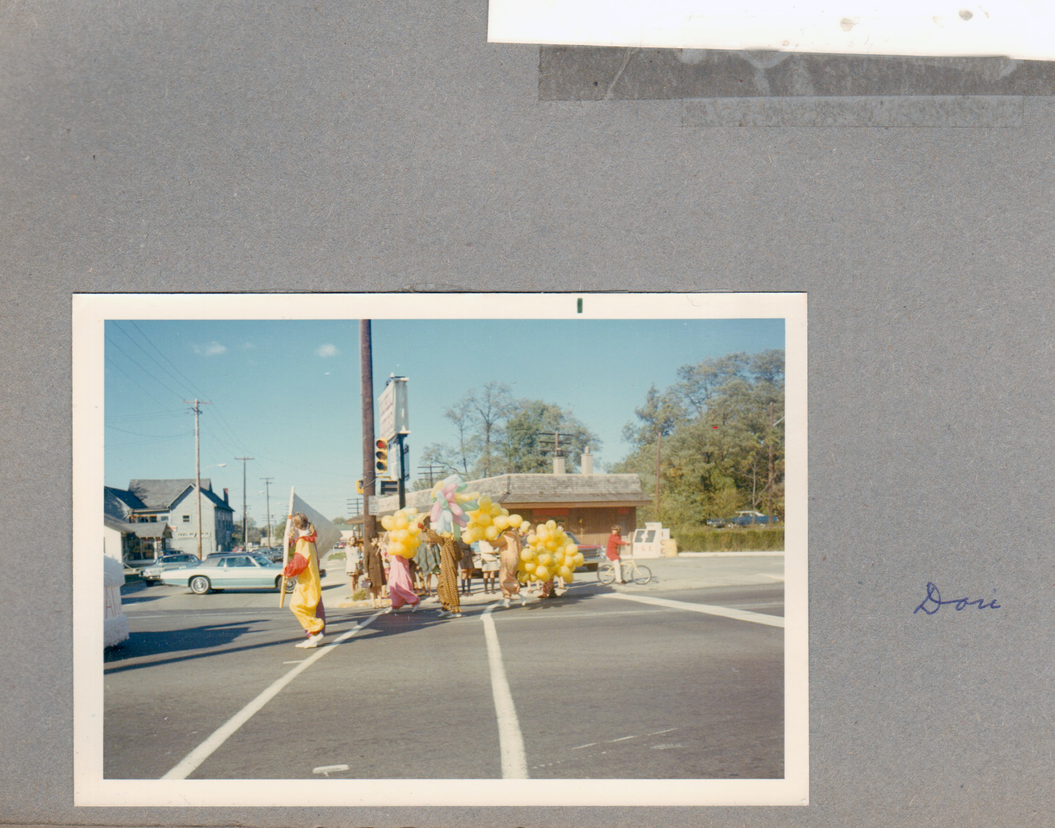Homecoming Parade on BR Avenue - Passing Colonial Liquors and razed buildings on Westfield
