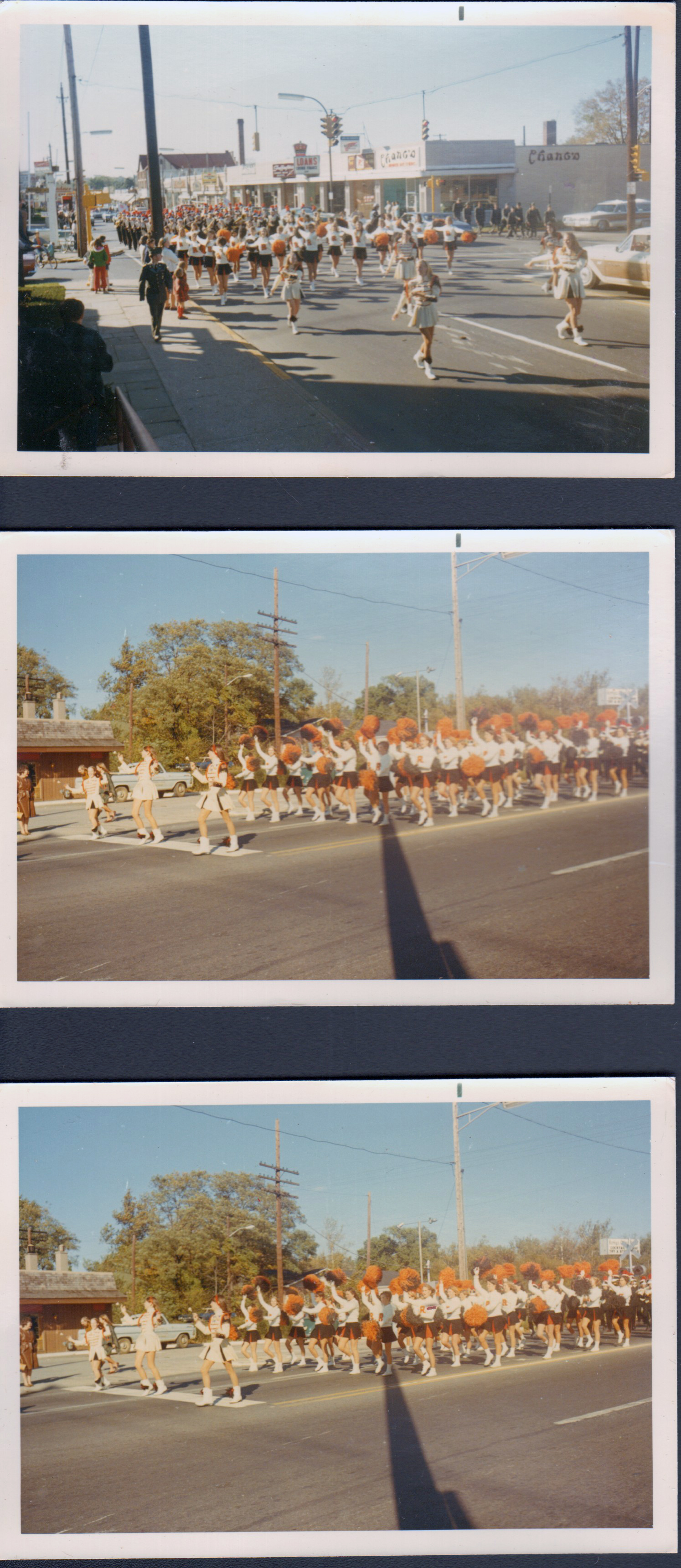 Homecoming Parade on BR Avenue - marching band