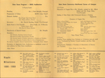 BRHS date stone ceremony program - Nov 9 1969 - contents of box. BRHS timeline.