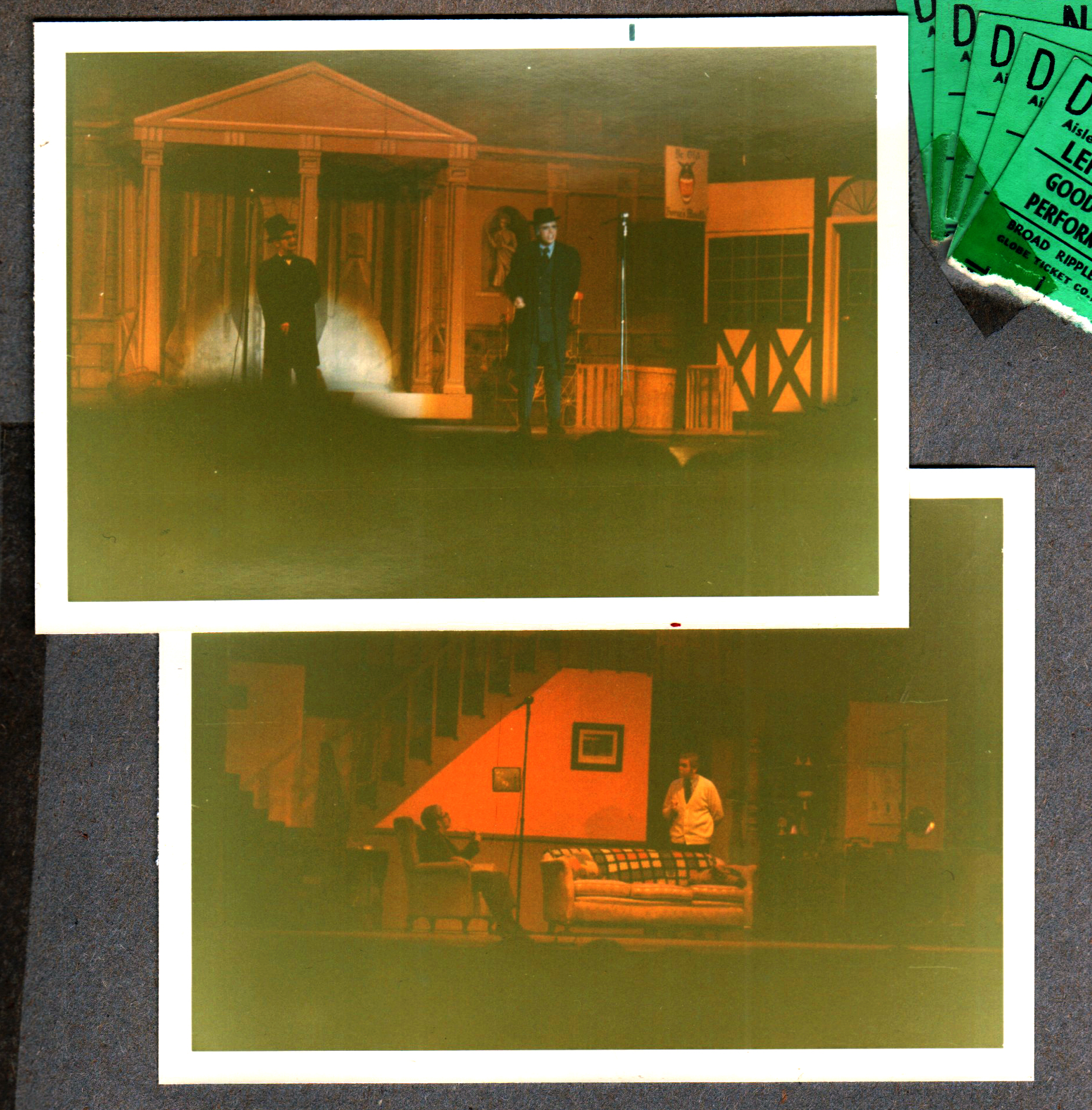 BRHS Golden Singers present My Fair Lady. photos of show - Jim Jansen as Prof Higgins