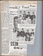 newspaper clipping - BRHS football