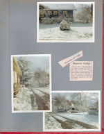 6122 yard snow. newspaper clipping -  John and Glen initiated to Masonic Lodge.
