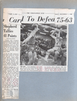 newspaper clipping - BRHS basketball