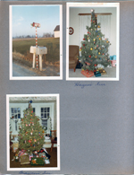8815 Haverstick - mailboxes and air mail joke mailbox. Christmas tree in living room. 6123 dining room Christmas tree - Brawner's