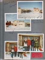 Mt. Wawasee - snow - Habue and Sprague houses. Novy house. Sunday at Pokagon - 4 Susans. ticket.