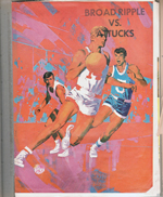 BRHS vs Attucks basketball program.