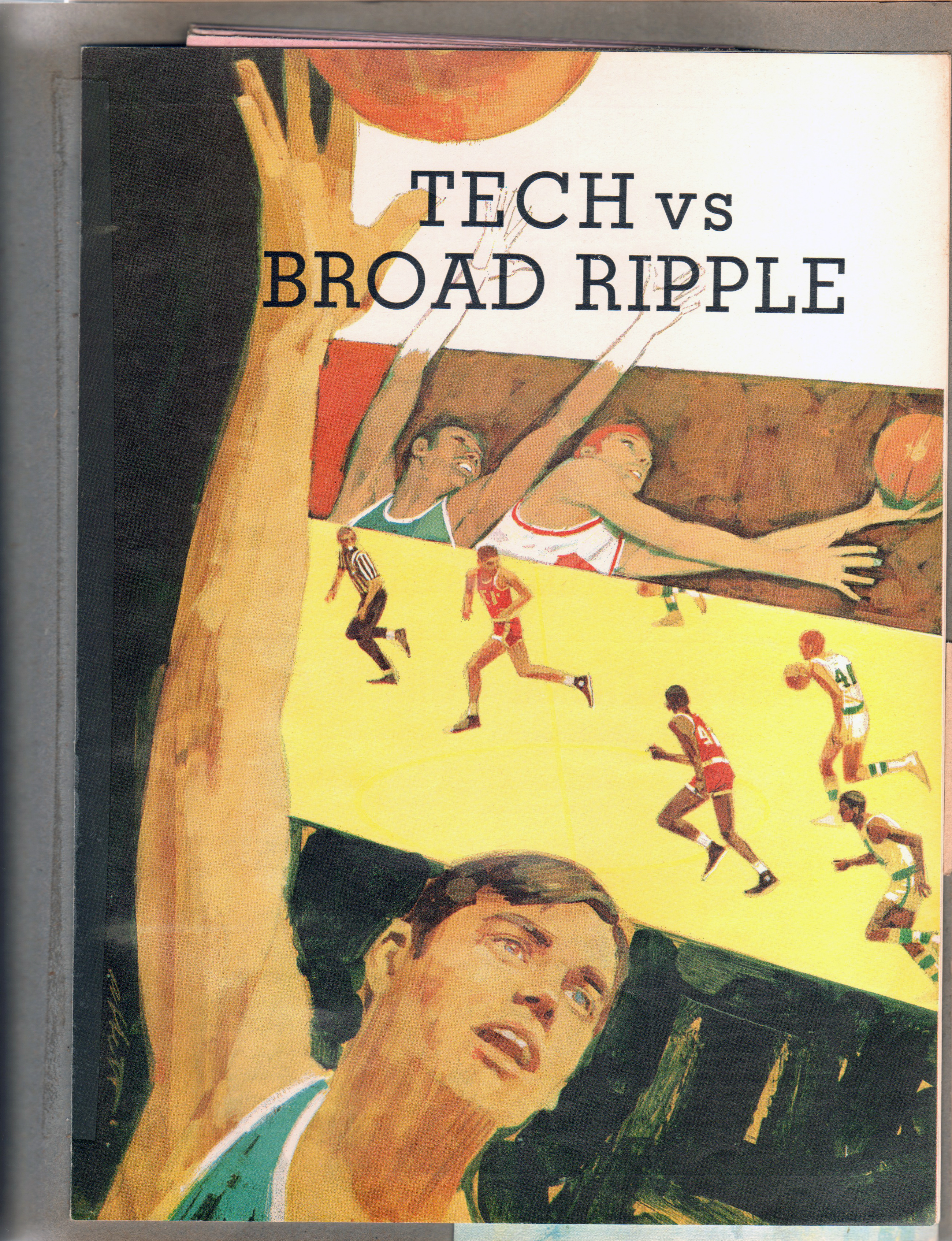 BRHS vs Tech basketball program.