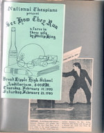 BRHS See How They Run program. newspaper clipping - See How They Run - Jim Jansen.