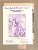 North United Methodist Church program - Mar 29 1970