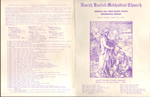 North United Methodist Church program - Mar 29 1970