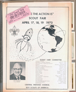 1970 Scout Fair ticket and program