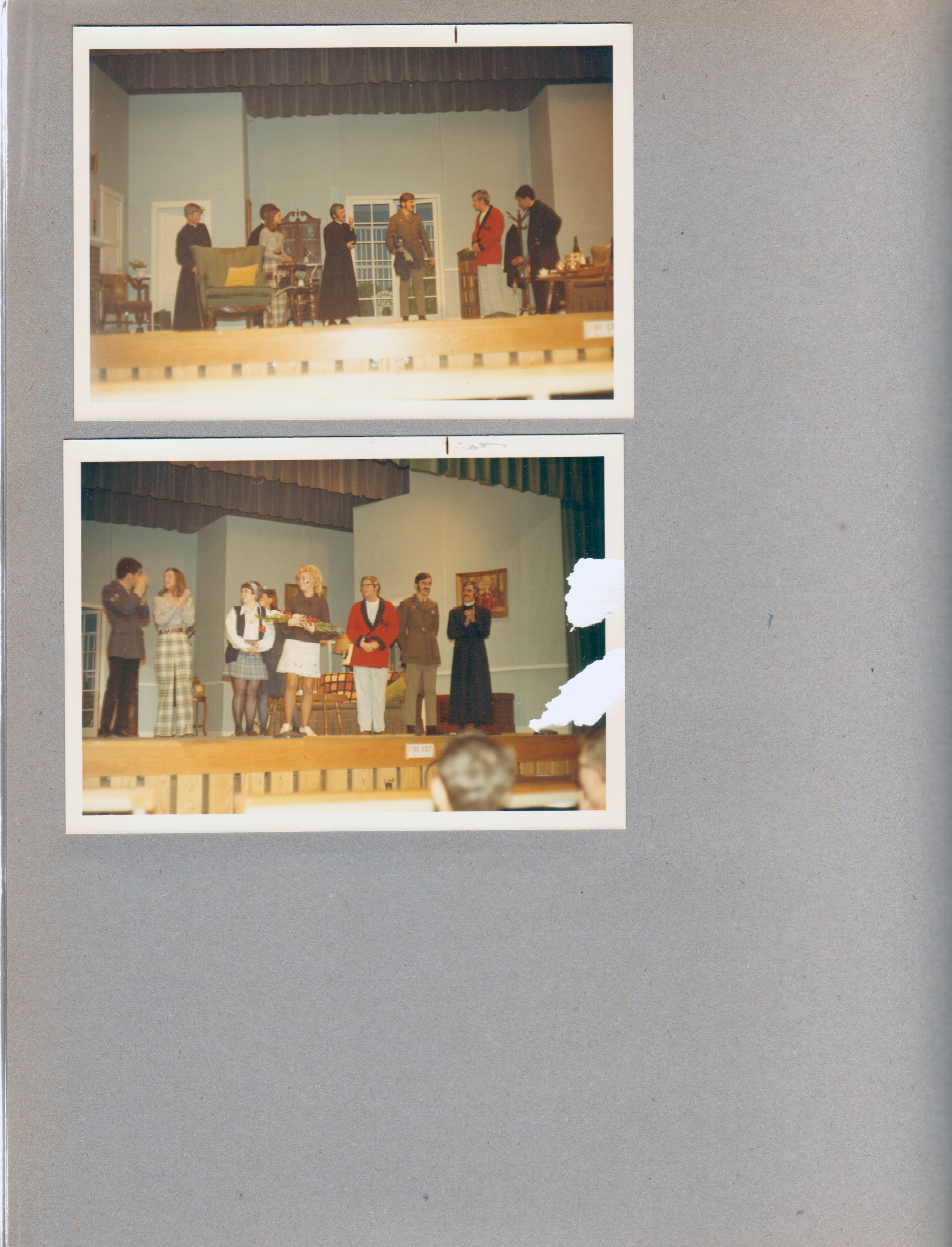 BRHS See How They Run on stage - Jim Jansen