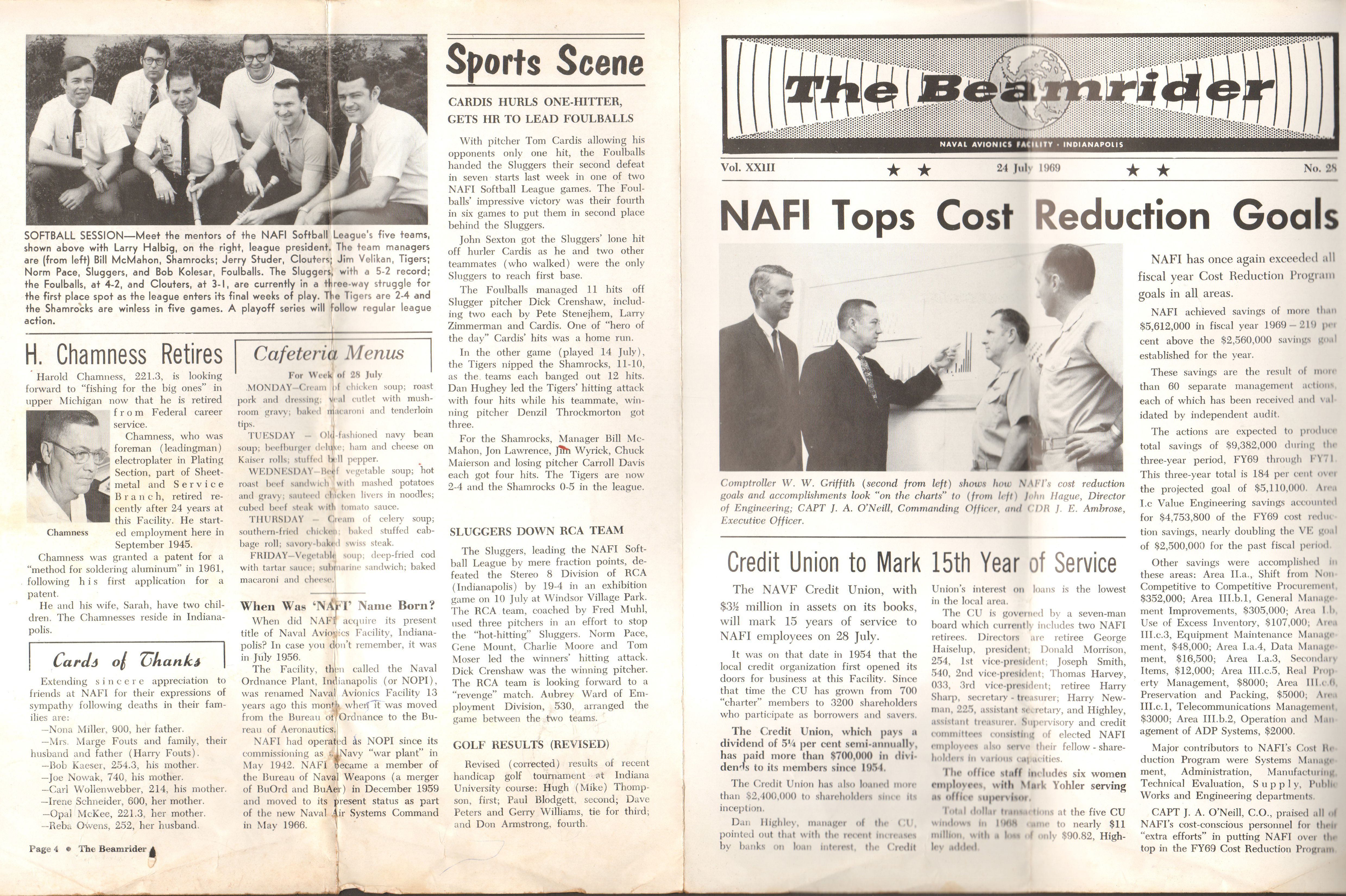 NAFI Beamrider Jul 24 1969 - John D Hague cost reduction