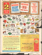 magazine page - ad for Junior Sales Club of America prizes