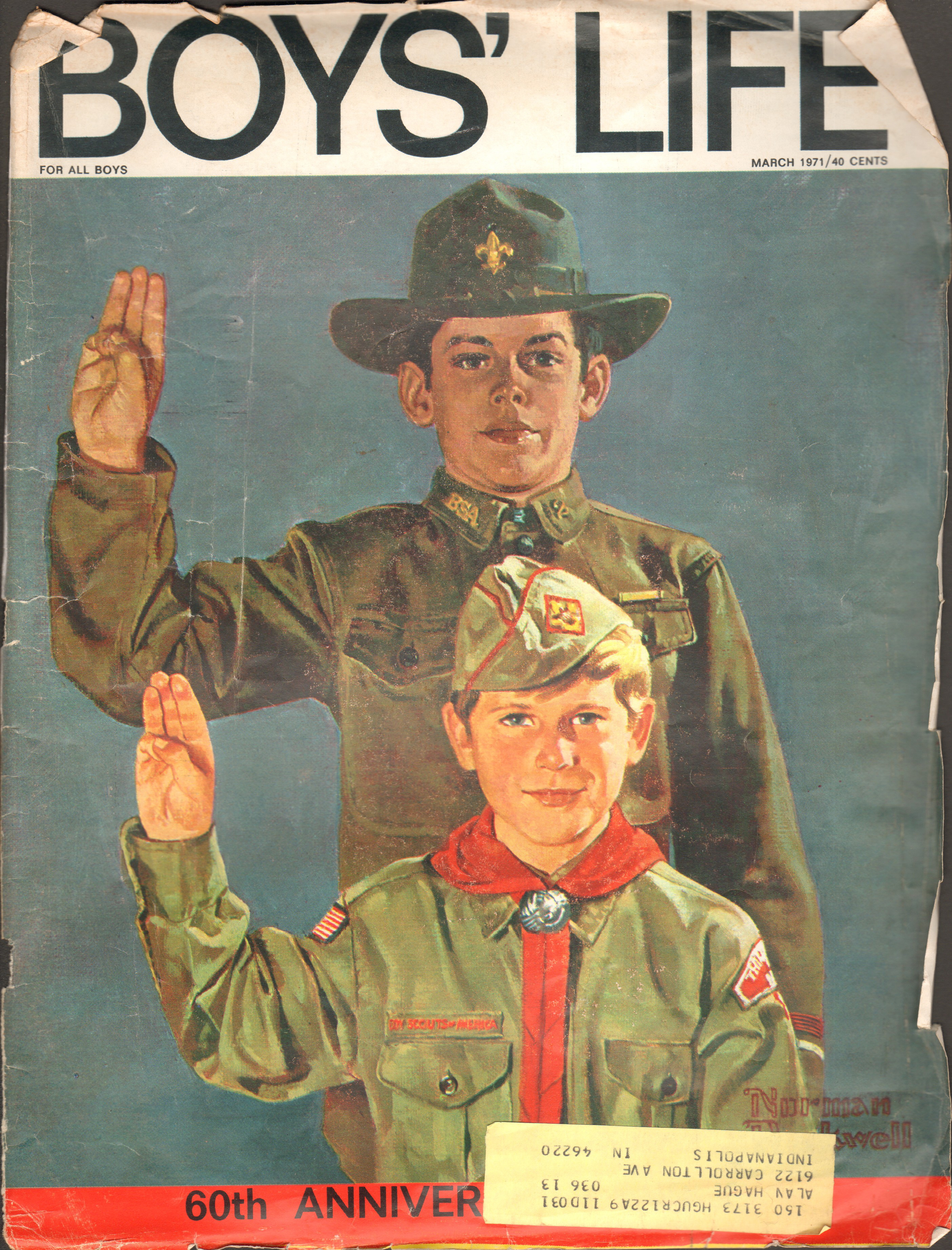 Boys' Life magazine March 1971