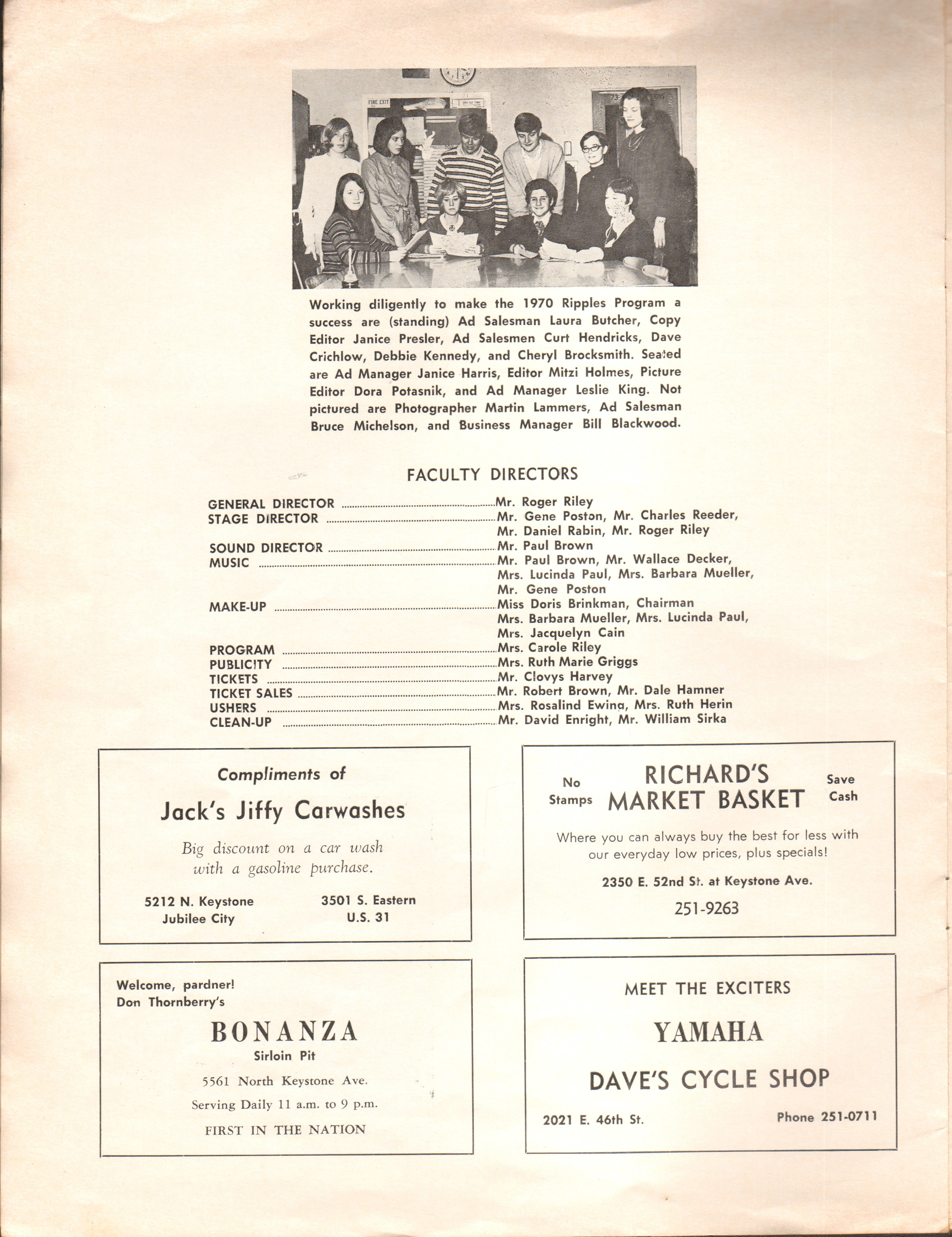 BRHS Ripples Acts 1970 program