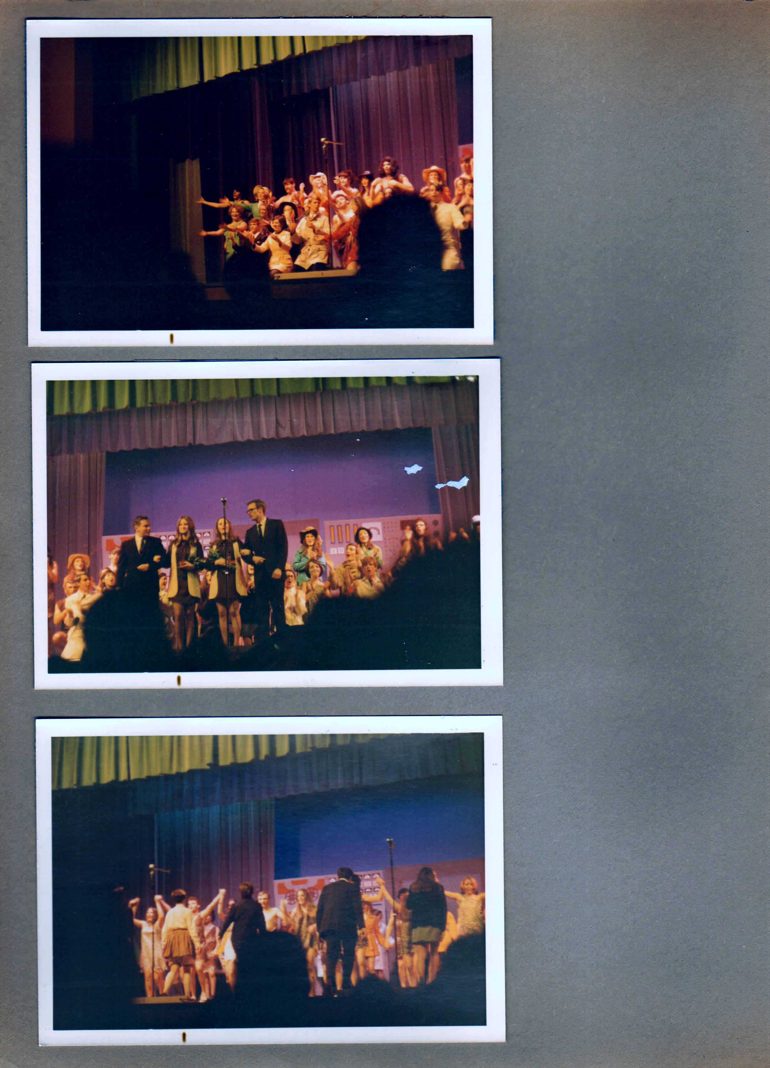 BRHS Ripples Acts 1970 on stage