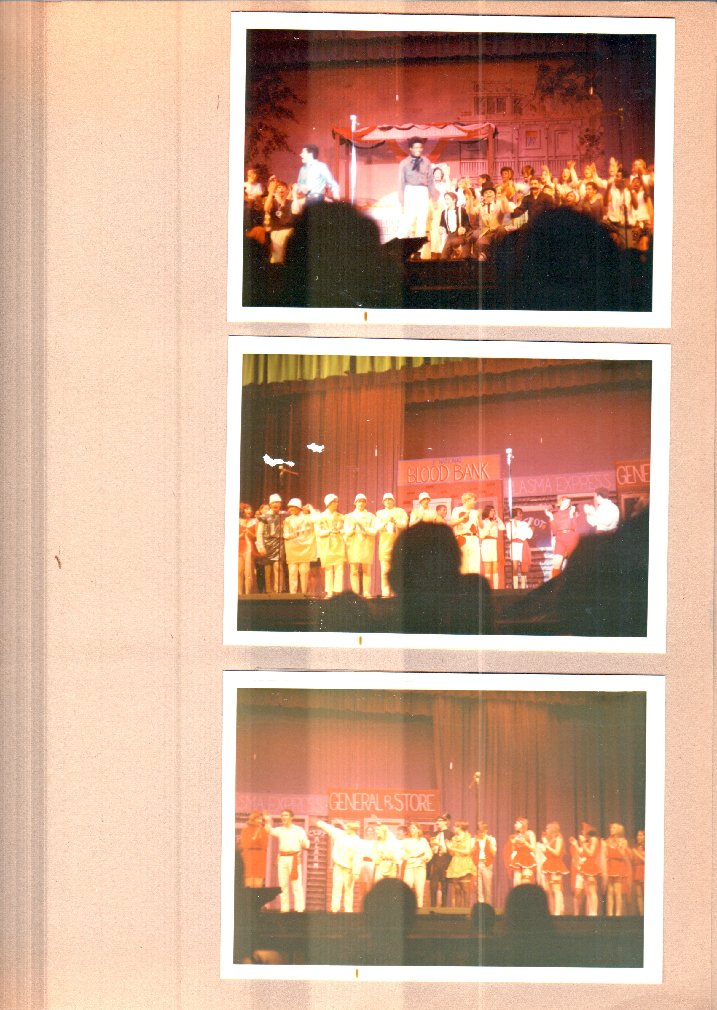 BRHS Ripples Acts 1970 on stage