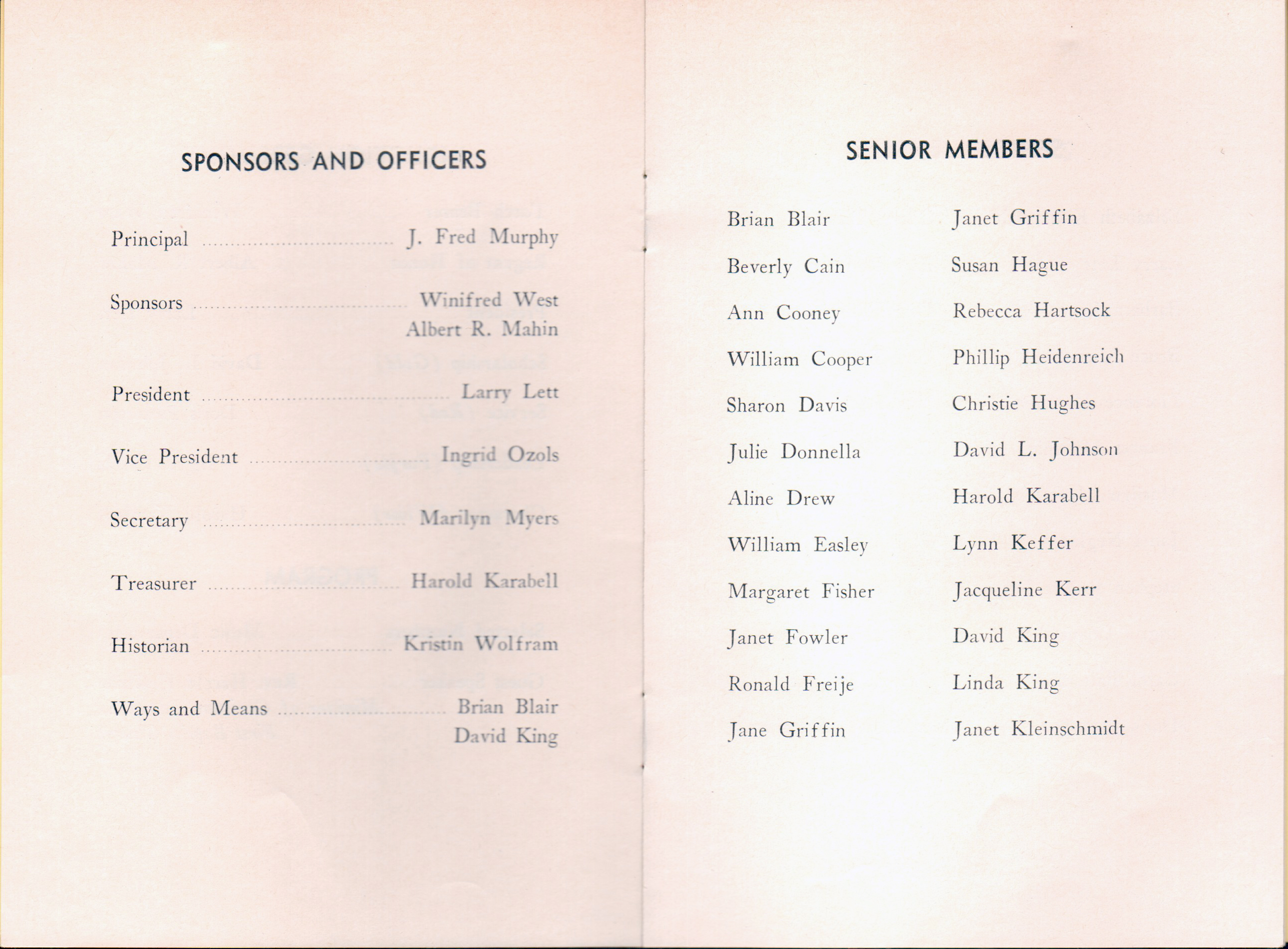 BRHS National Honor Society program - Susan